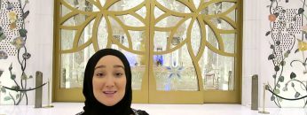 Yaz in Sheikh Zayed Mosque in Abu Dhabi